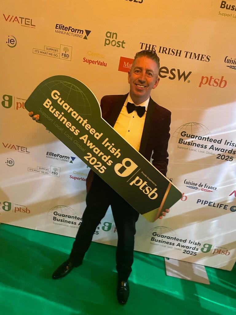Guaranteed Irish Business Awards - Keith Hicks Kelsius#2